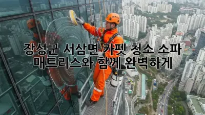 장성군 서삼면 카펫 청소: 소파, 매트리스와 함께 완벽하게!